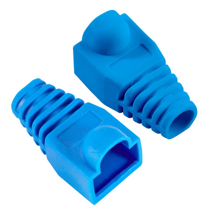 Mixed Color RJ45 Ethernet Cable Boots — Strain Relief Covers for CAT5E/CAT6 Connector Plugs