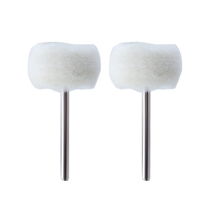 1-10pcs Mini 3mm Felt Polishing Brush – Sanding & Grinding Heads for Dremel Rotary Tool Jade Buffing