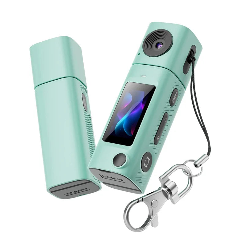 Lenovo G10 HD Mini Thumb Camera - 1080P Digital Camera with 230° Rotating Lens for Outdoor Sports, Video & Photo Capture