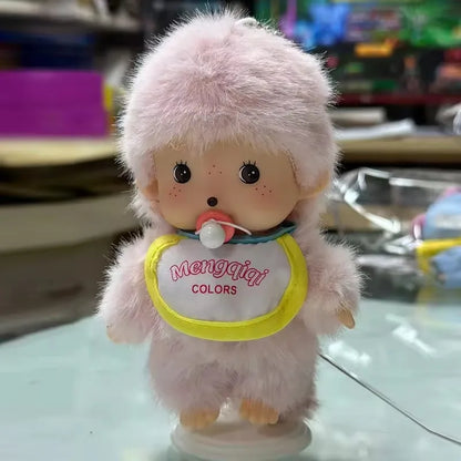 15cm DIY Monkey Plush Doll – Kawaii Dress-Up Pendant for Schoolbag, Cute Christmas & Children’s Gift