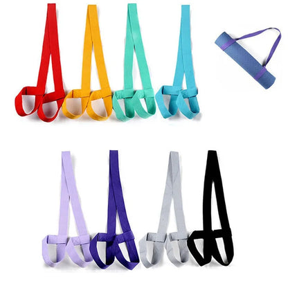 Adjustable Yoga Mat Strap – Shoulder Carrier for Exercise, Fitness & Stretch, 165cm x 3.8cm
