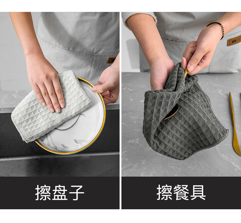 Super Absorbent Barista Towel – Lint-Free Square Coffee Machine Cleaning Cloth