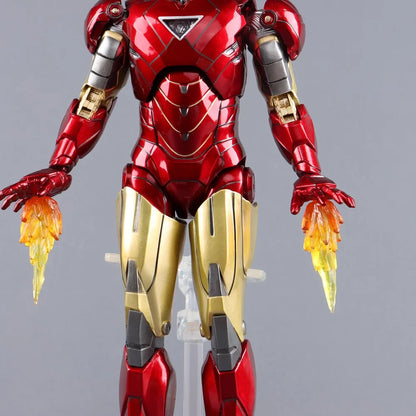 ZD Toys 7" Iron Man Action Figures – Joint Movable MK1 to MK50 Movie Collectible Dolls