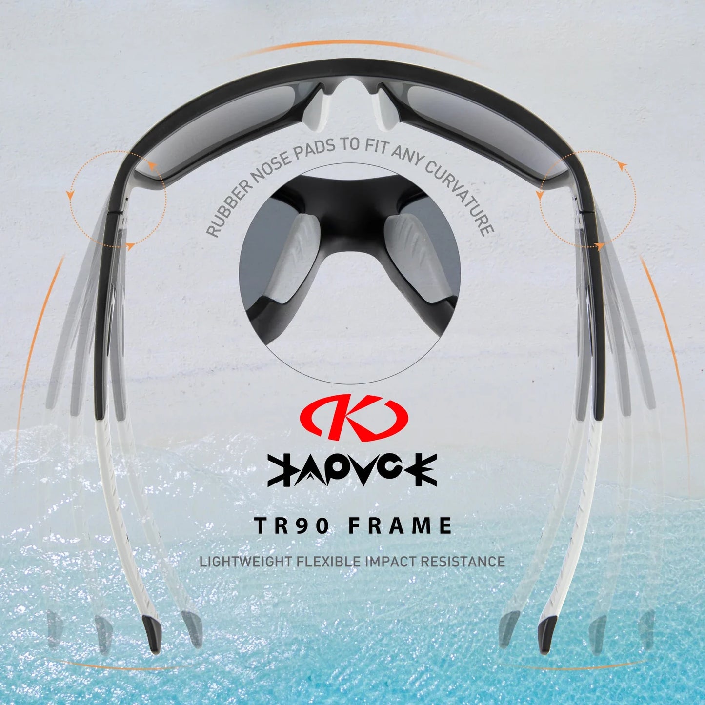 KAPVOE Polarized Sunglasses – Men & Women Fishing, Hiking, Driving, Cycling, and Sports Eyewear