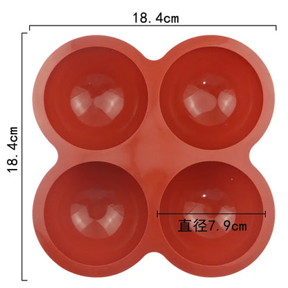Semi-Sphere Silicone Baking Mold – Half Ball Dome for Chocolate, Mousse, Candy & Cake Decorating Tools