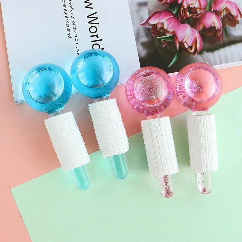 Face Roller Ice Globes – Tightening, Redness Soothing & Wrinkle Removing Facial Massager for Skin Care