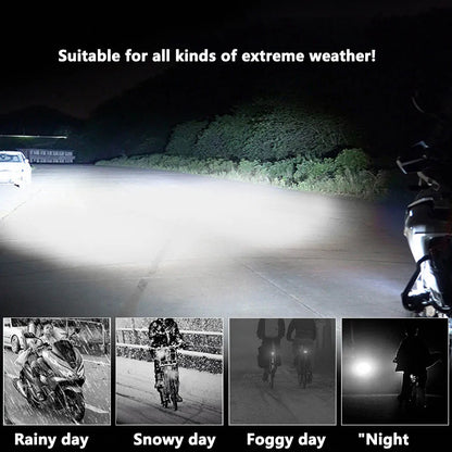 Motorcycle LED Spot Light – Dual Color Hi/Low Beam Fog Lamp for Car, Truck, SUV, UTV