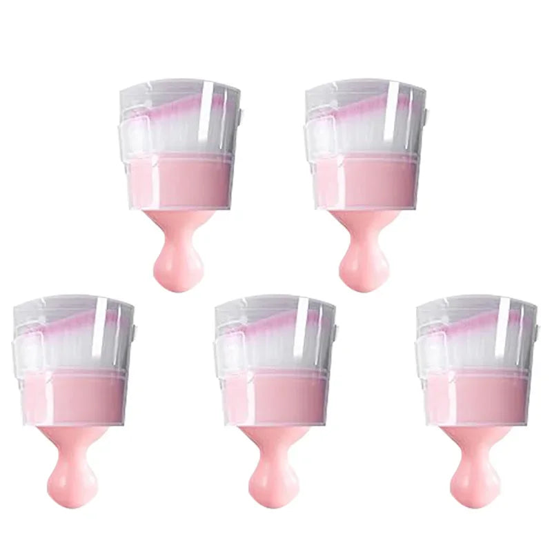 1/3/5PCS Pink Car Interior Cleaning Brush – Air Vent Gap Dust Remover for AC Outlets & Dashboard Detailing