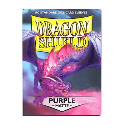 100PCS Dragon Shield Card Sleeves Box — Multicolor Matte Protectors for TCG, PTCG & Board Games
