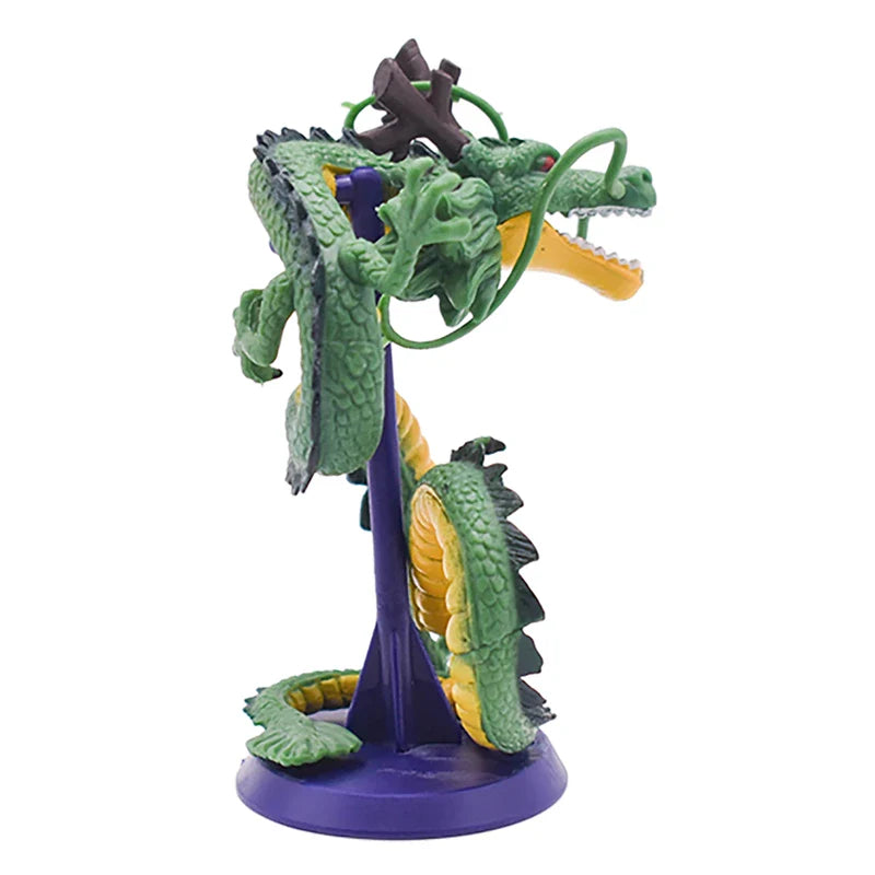 Dragon Ball Z Shenron Figure — Handmade PVC DBZ Son Goku Cyan Dragon Anime Figurine & Birthday Decoration Toy