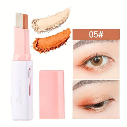 2-in-1 Pearly Highlighter & Eyeshadow Stick – Waterproof Long-Lasting Glitter Eyeliner & Eye Makeup Pen