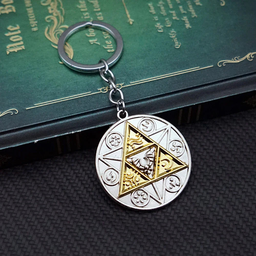 Zelda Tears of the Kingdom Keychain – Breath of the Wild Pendant Key Ring for Men