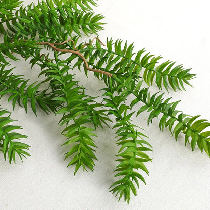 Artificial Hanging Green Plant: Fake Vine Ivy Hanging Plant for Home, Garden, Wedding - Rattan Green Grass Plants for Wall Decoration