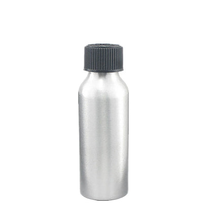Aluminum Bottle with Cap – Empty Round Silver Metal Bottles 1oz-250ml, Child-Resistant for Liquids & Essential Oils