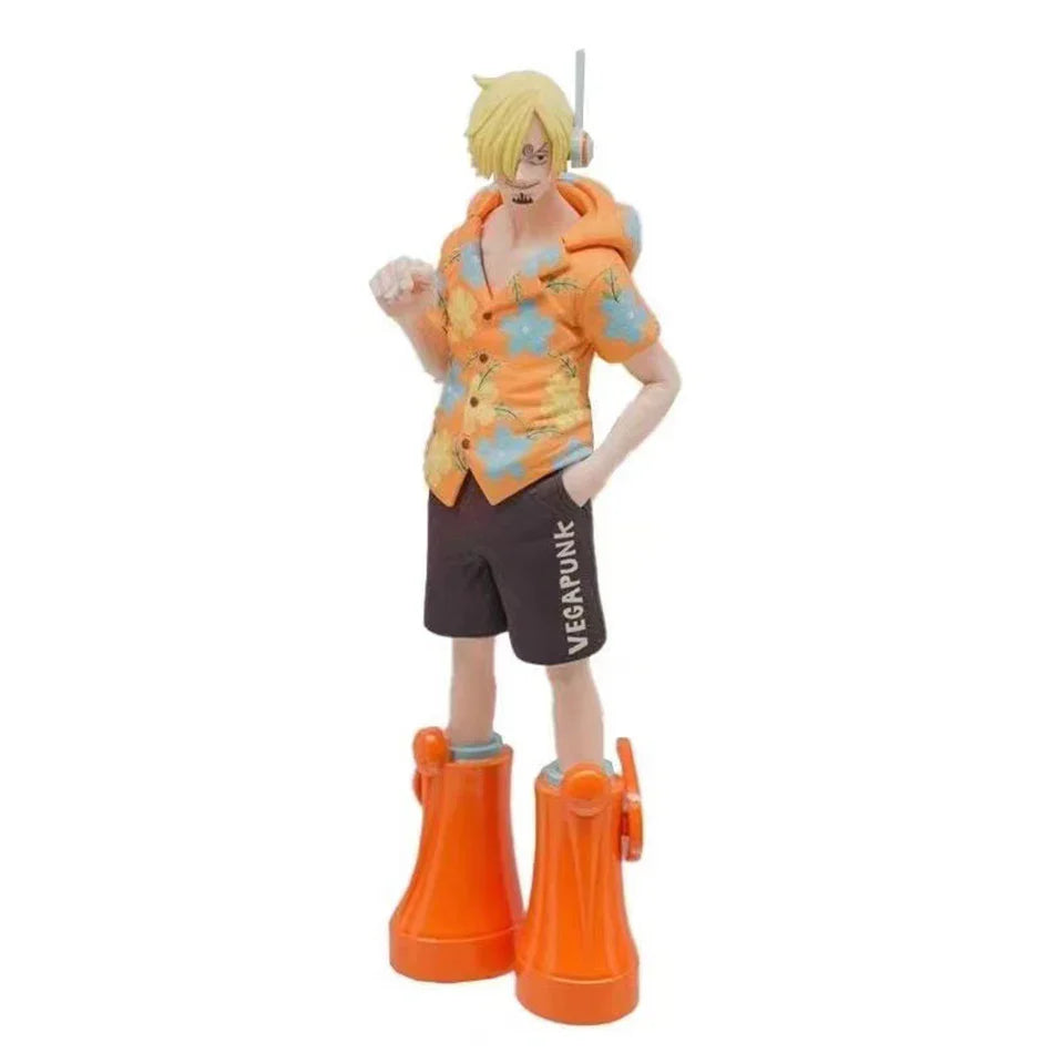 17cm One Piece Luffy PVC Action Figure — Monkey D. Luffy Egg Head Island Anime Collectible Toy, Gift for Kids