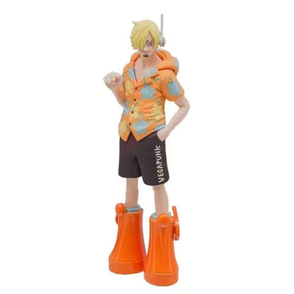 17cm One Piece Luffy PVC Action Figure — Monkey D. Luffy Egg Head Island Anime Collectible Toy, Gift for Kids