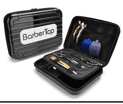 Portable Hair Scissors Case – Waterproof, Shockproof Barber & Beauty Tool Box for Trimmers, Styling & Makeup