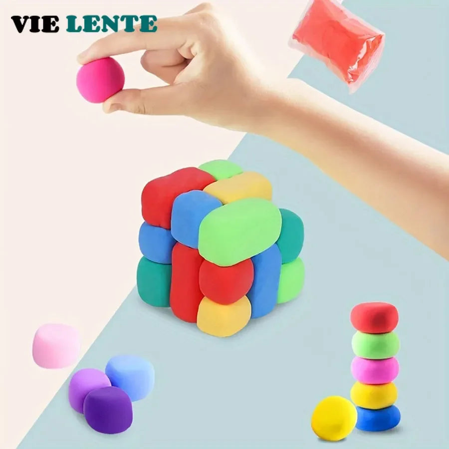 36 Color Air-Dried Clay Set – Ultra-Light Plastic Clay with Carving Tools, DIY Crafts & Gifts for Children and Friends