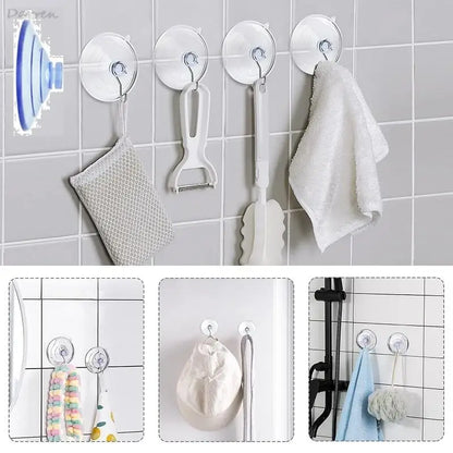 30/45/60mm Strong PVC Vacuum Suction Cups — Thickened Sucker Pads for Car, Glass & Bathroom Use