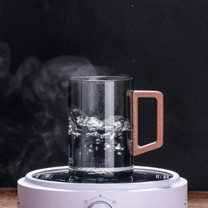 GIANXI High Borosilicate Glass Tea Cup with Belt Filter – Separate Flower Tea Water Cup for Original Tea Making