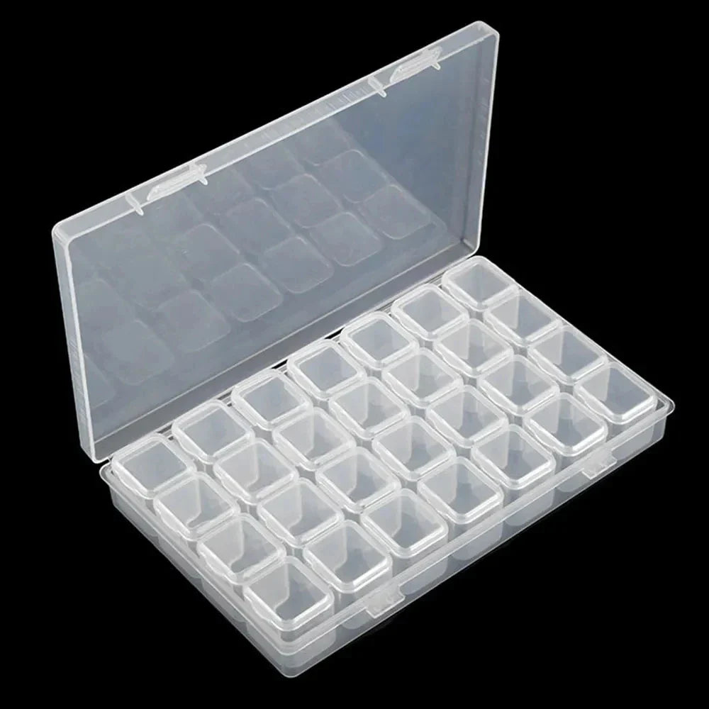 Diamond Painting Storage Box – 5D DIY Container for Tools, Embroidery Accessories & Drill Storage
