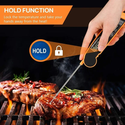 Digital Kitchen Food Thermometer – Multi-Purpose Meat, Water & Milk Probe Cooking Thermometer for BBQ, Oven & Kitchen Use Tool Kit