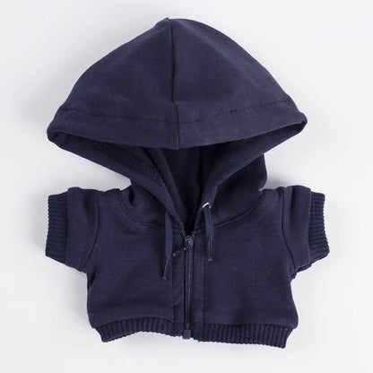 15/17cm Labubu Doll Hooded Zipper Sweatshirt Outfit Set – Stylish Ropa Accessories