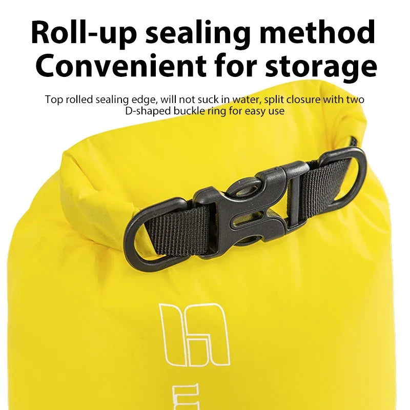 Ultralight Waterproof Dry Bag - 3L/8L/12L/15L/25L/35L/75L Storage Sack for Camping, Boating, Hiking & Rafting