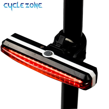 6 Modes LED Warning Bicycle Taillight – Waterproof Rear Flashlight for MTB, Helmet Light, and Cycling Safety Lamp