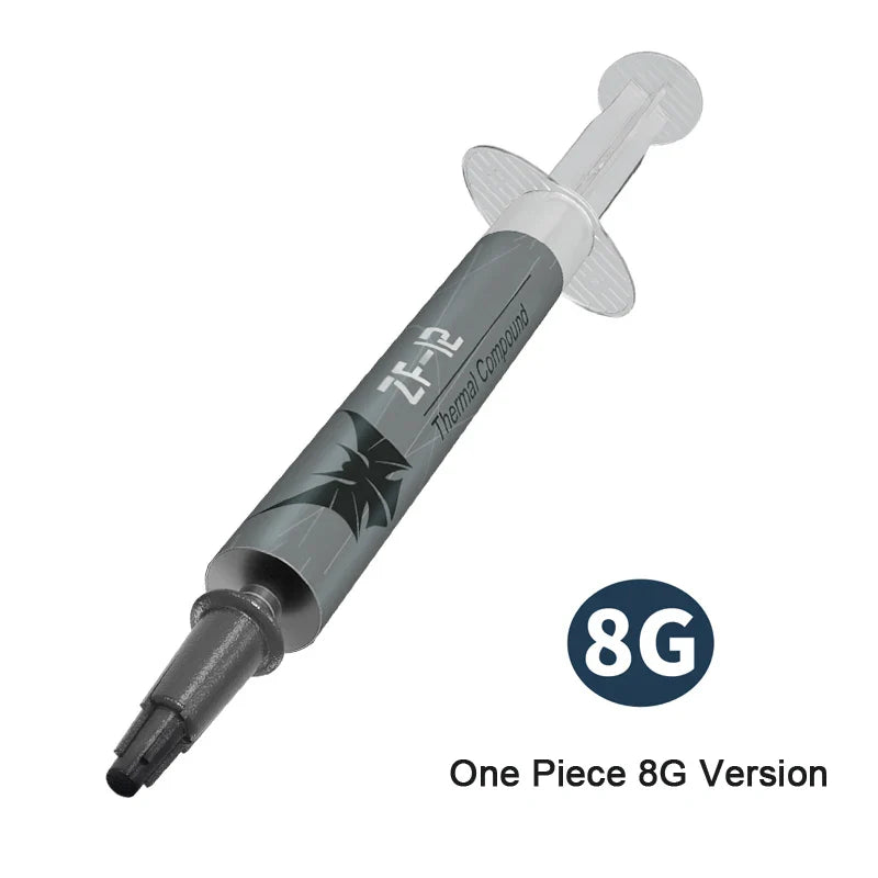 ZF-12 High-Quality CPU Thermal Paste — 12W Thermal Grease Silicone Paste for Processor Cooling