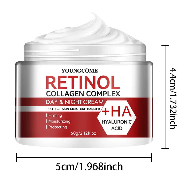 Retinol & Collagen Facial Moisturizing Cream – Deep Hydration Anti-Aging Skin Care, Dry Skin Repair & Nourishing Face Cream