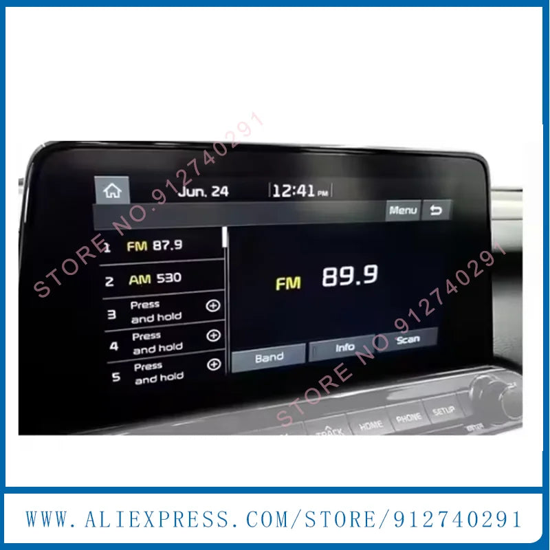 8-Inch LCD Display Screen - Replacement Panel for 2019-2021 Kia Forte Navigation Radio 96160-M7070WK