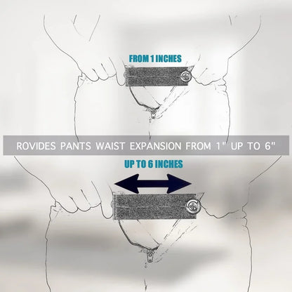 1/2/3Pcs Pant Extender Belt – Unisex Waist Band for Trousers, Jeans, Skirts & Maternity, DIY Sewing Supplies