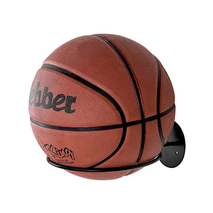Wall-Mounted Basketball Stand – Iron Multi-Purpose Soccer & Ball Storage Rack, Display Rack for Sports Equipment