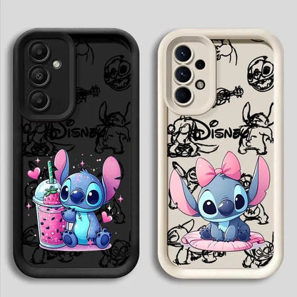 Disney Stitch TPU Silicone Phone Case — Soft Cartoon Cover for Samsung Galaxy A15/A25/A35/A52/A52s/A53/A54/A55/A71/A72/A73 5G