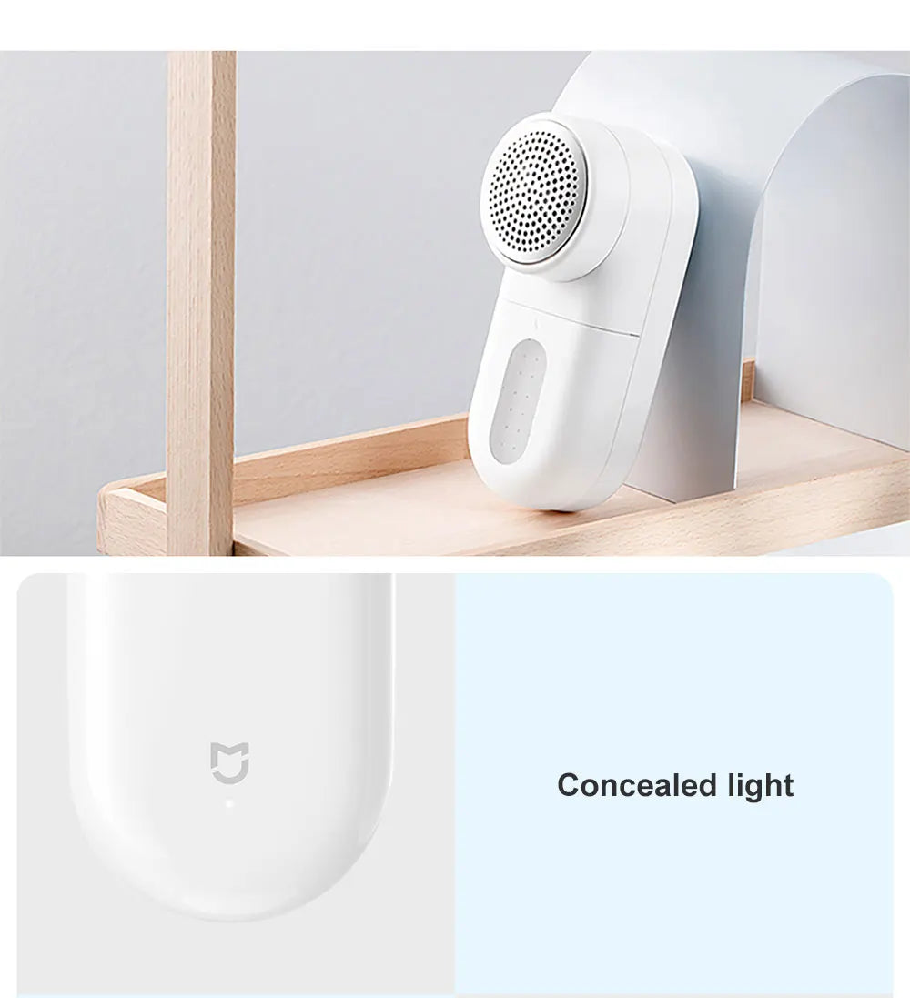 Portable XIAOMI MIJIA Rechargeable Fabric Lint Remover – Clothes & Sweater Fluff Shaver Pellets Cleaner