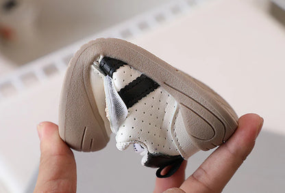 2025 Toddler Shoes — PU Leather Soft-Sole Sneakers for Baby Boys & Girls, Ergonomic First-Step Sport Shoes