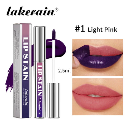 Peel-Off Lip Stain - Long-Lasting Waterproof Pink Tint with Transfer-Resistant Finish
