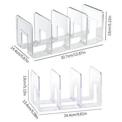 Acrylic Handbag Storage Rack – Transparent Divider Organizer for Luxury Bags Display & Storage