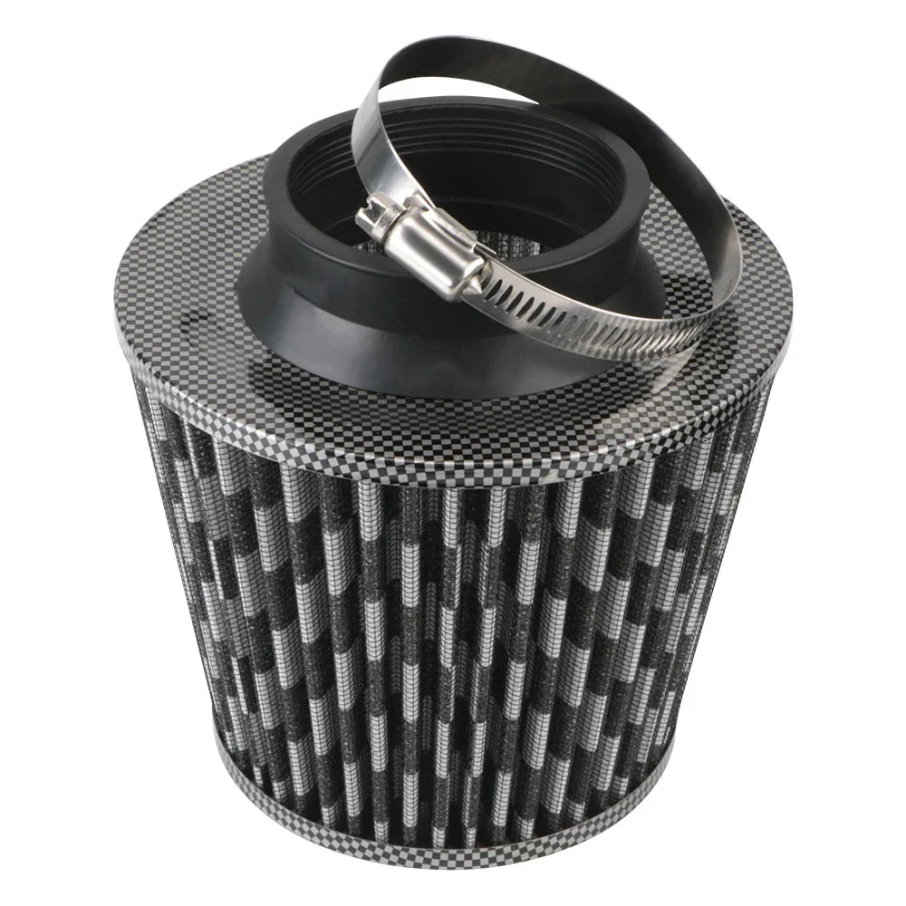 76MM 3-Inch Car Air Filter — High-Flow Mesh Cone Intake Kit, Engine Vent Protector, Universal Auto Replacement Accessory