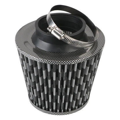 76MM 3-Inch Car Air Filter — High-Flow Mesh Cone Intake Kit, Engine Vent Protector, Universal Auto Replacement Accessory