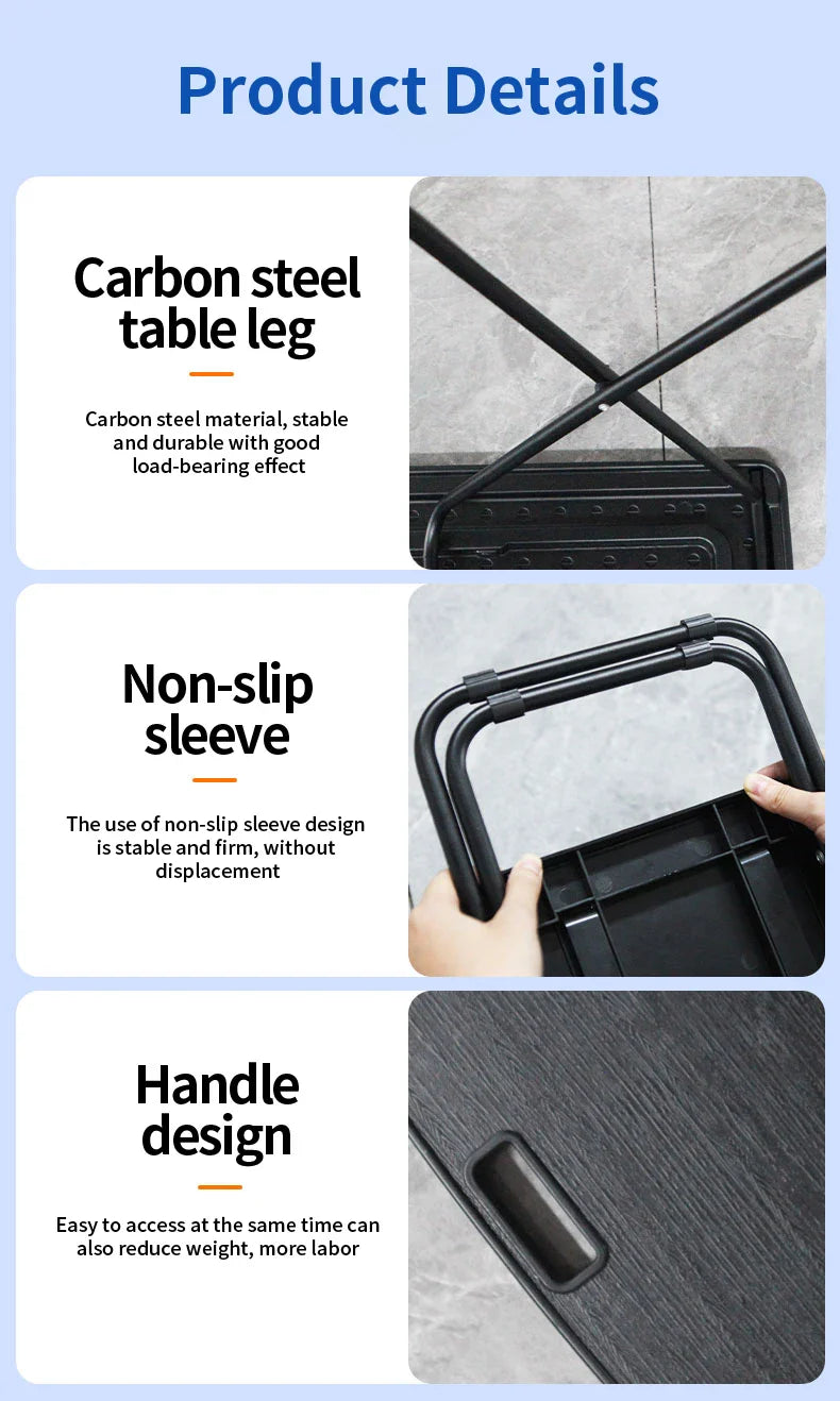 Tesla Model Y 2020-2025 Portable Folding Picnic Table – Travel Camping Boot Table with Chairs Set for Rear Trunk