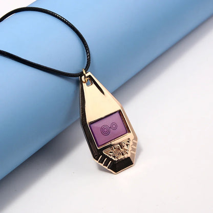 Anime Digimon Adventure Necklace - Metal Evolver Pendant Unisex Cosplay Jewelry Gift Accessory