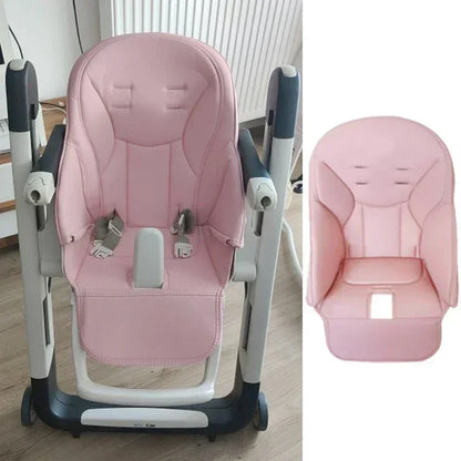 Baby Stroller & Dining Chair Leather Cushion – PU Sponge Seat Cover Accessory for Baby Chairs