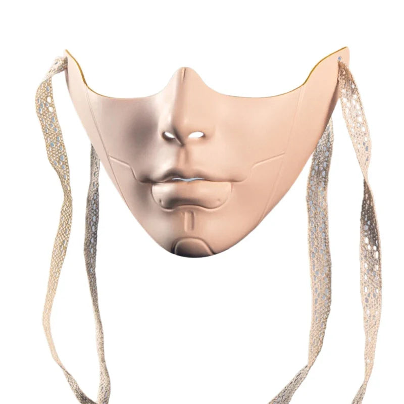 Adult Mechanical Half-Face Masquerade Mask — Cosplay & Halloween Dress-Up Prop for Men & Women Gift