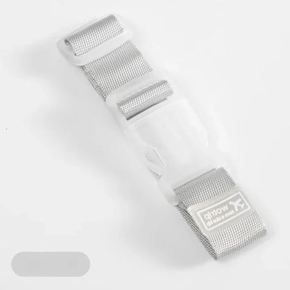 Sturdy Adjustable Luggage Strap – Lightweight Polyester Suitcase Belt with Hanging Buckle for Easy Bag Identification