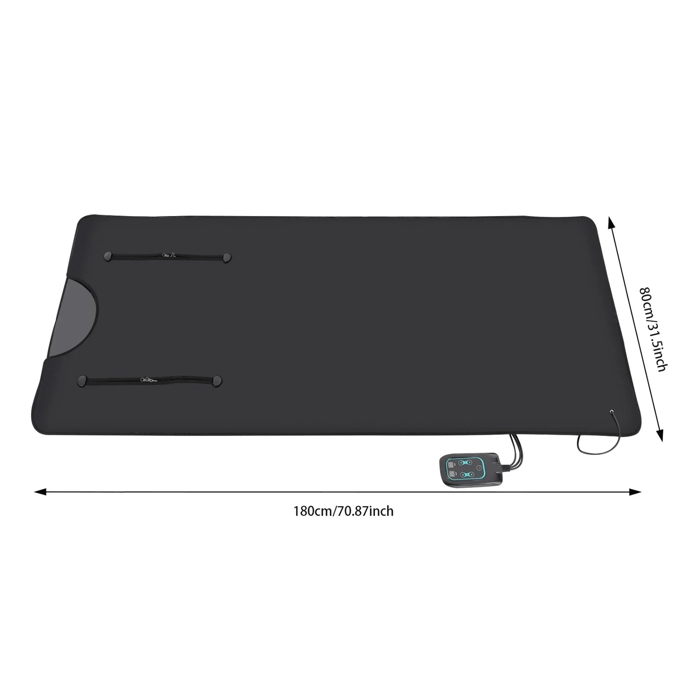 Portable Far Infrared Sauna Blanket – Detox & Relaxation with Adjustable Temperature & Timer