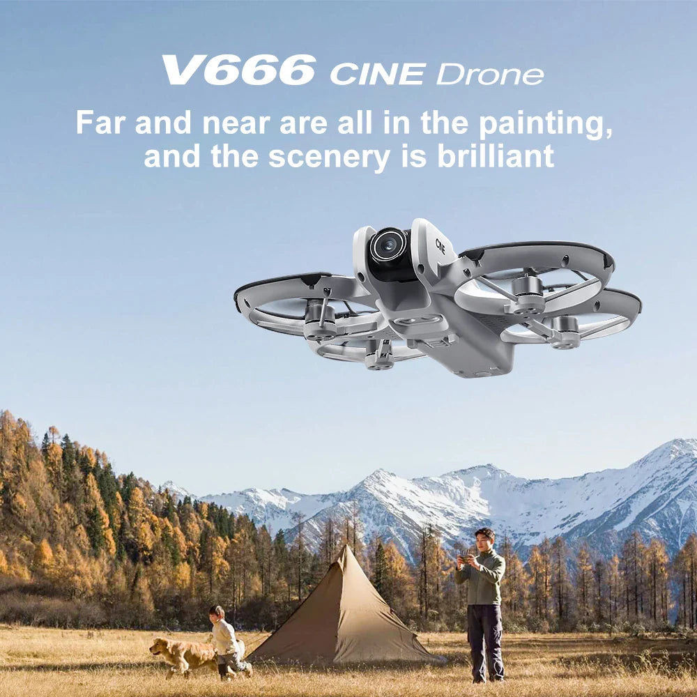 Xiaomi Mijia MINI V666 Drone — 4K 5G WiFi RC Quadcopter with Obstacle Avoidance, Brushless Motor & Altitude Hold