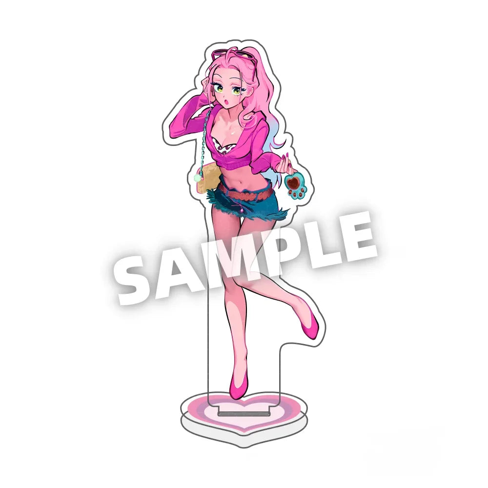 Anime Alien Stage Acrylic Stand Figure - Ivan Till Luka Sua Mizi Desktop Ornament Keychain Collectible Gift