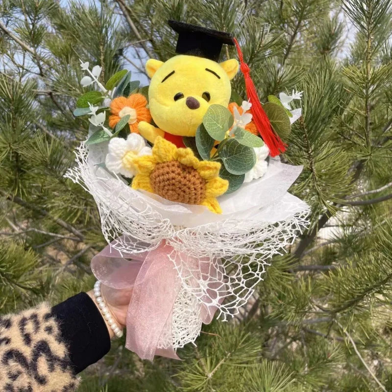 Anime Series Plush Toy Bouquet — Children’s Day, Birthday, Valentine’s & Graduation Gifts
